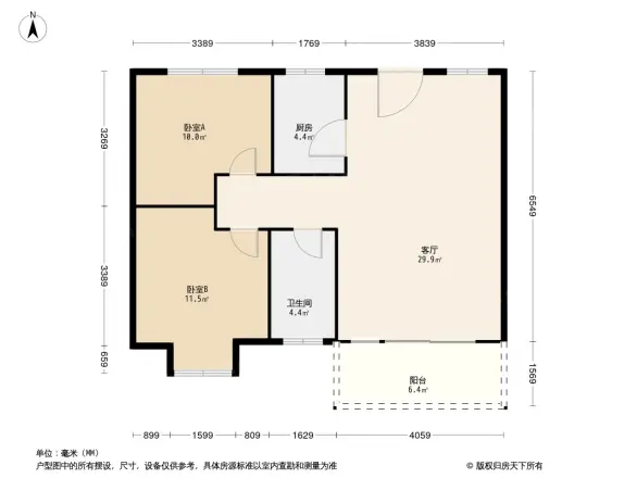 孔雀城澜院小区户型图