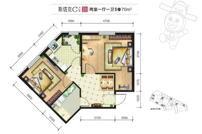状元府户型图