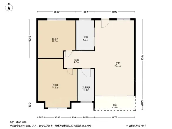 孔雀城澜院小区户型图