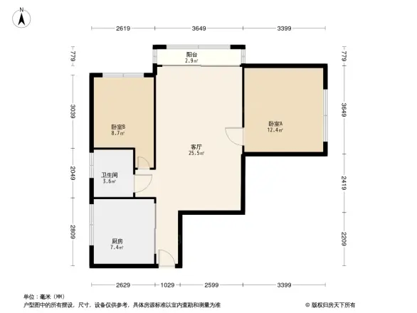 民欣家园户型图