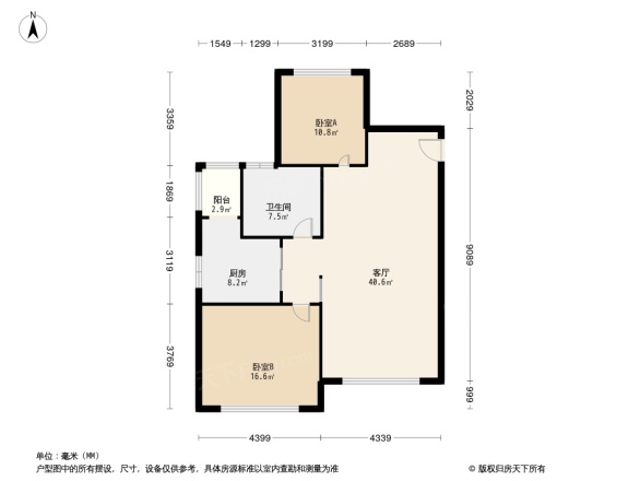 华翔世纪城户型图