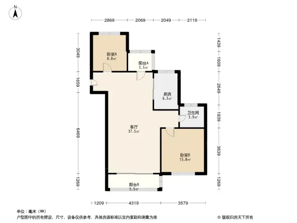 华翔世纪城户型图