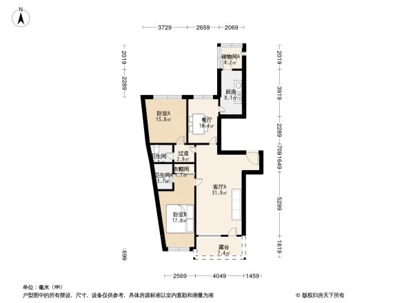 星海阳光户型图