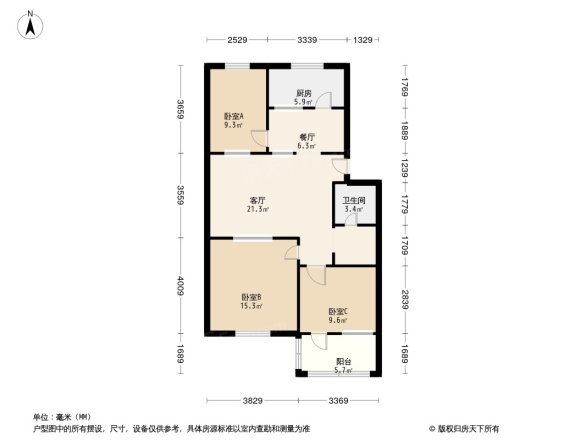 富康花园户型图