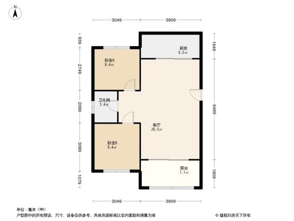 长春路小区户型图