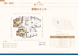 贵阳恒大半山御景3室2厅1厨1卫建面97.00㎡