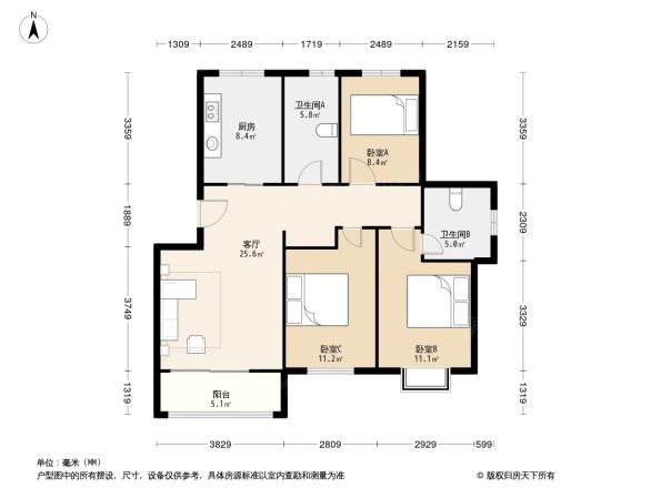 三木空港小镇户型图