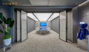 建面429㎡科技样板房会议室