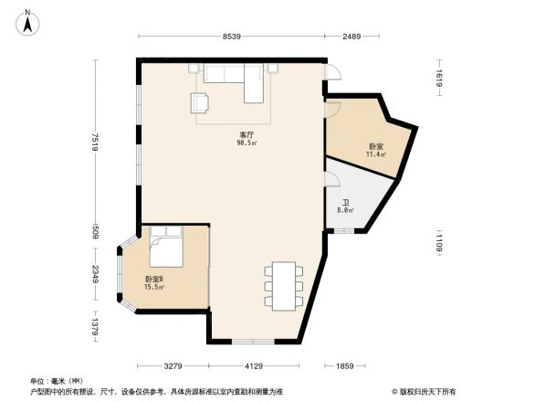 锦绣大厦户型图