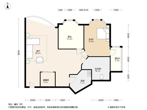 锦绣大厦户型图