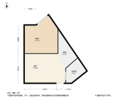 东山学府1室1厅1厨1卫建面45.00㎡