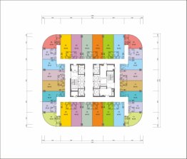 先河未来里大厦2室2厅2厨2卫建面35.00㎡