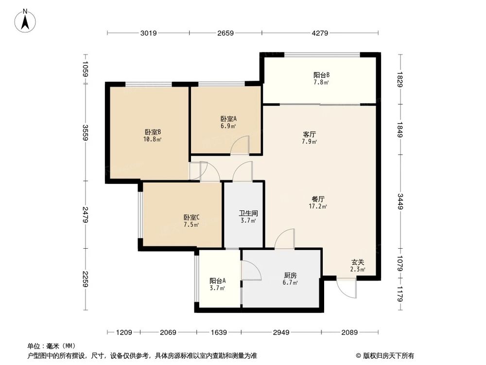 相似户型图