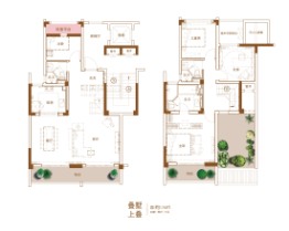 时光小镇·溪棠雅园4室2厅1厨3卫建面170.00㎡