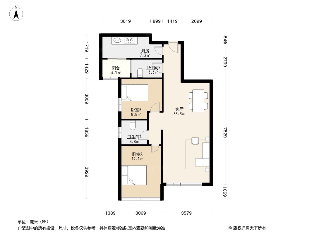 户型图1/2