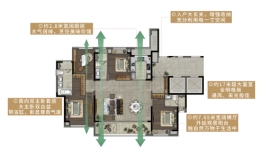 绿城美的桂语映月4室1厅1厨2卫建面175.00㎡