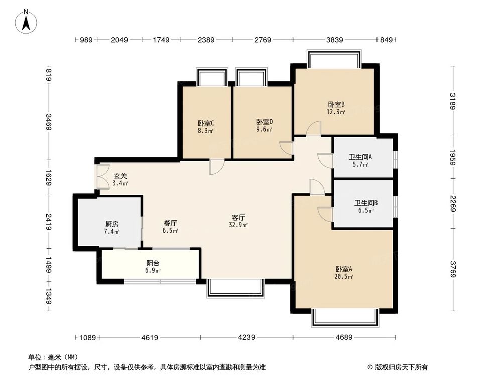 相似户型图