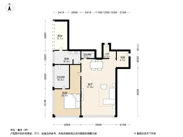 深圳湾1号户型图