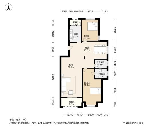 峙山庄园户型图
