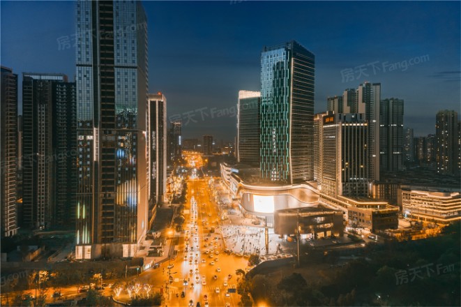 龙湖梵城实景图