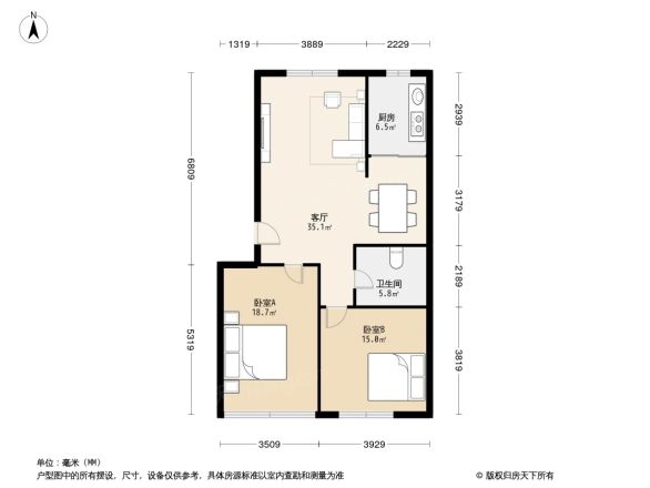 翠屏山庭户型图