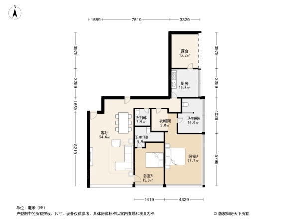 深圳湾1号户型图