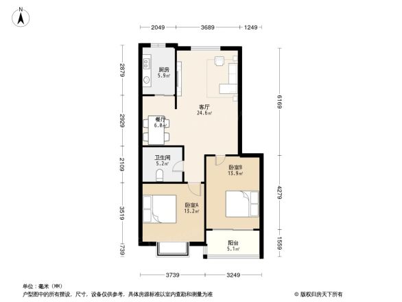 翠屏山庭户型图