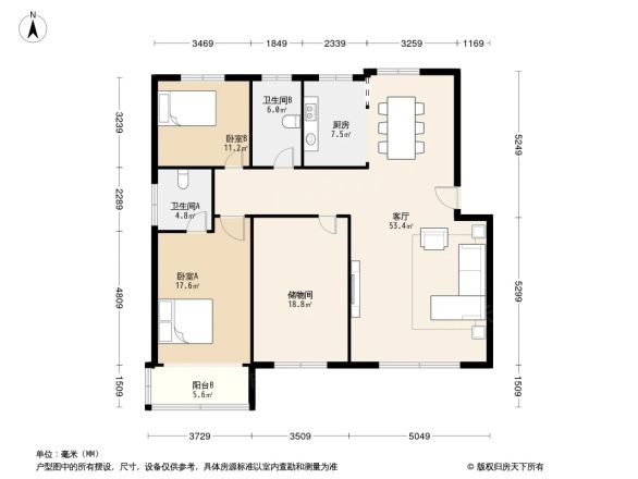 翠屏山庭户型图