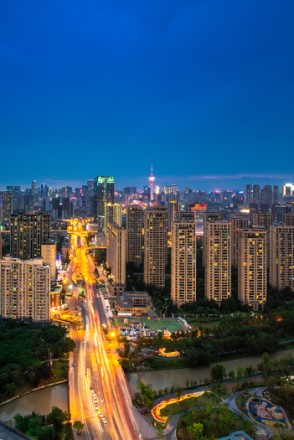 龙湖梵城实景图