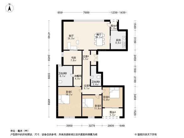 陆家嘴壹号院户型图片