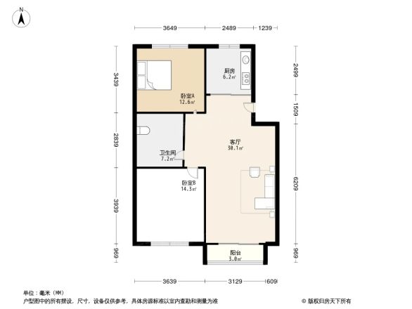 青建国通嘉苑户型图