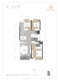 恒信春秋府3室2厅1厨2卫建面116.37㎡