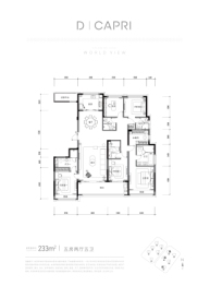 观品名寓5室2厅1厨5卫建面233.00㎡