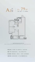 融信海纳新潮3室2厅1厨1卫建面79.00㎡