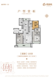 杞县·建业城3室2厅1厨2卫建面134.00㎡