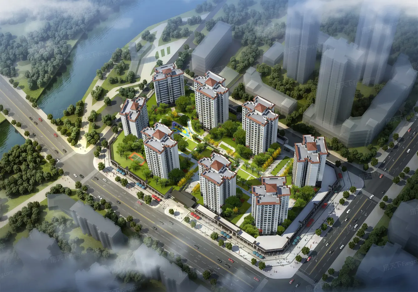 御溪.首府效果图