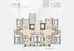 奥园·誉峰澜樾庭3室2厅1厨2卫建面120.00㎡