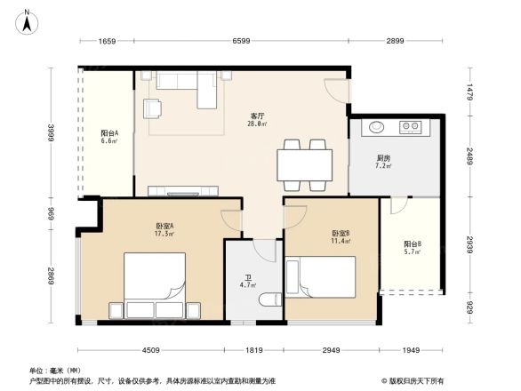 水韵蓝湾户型图