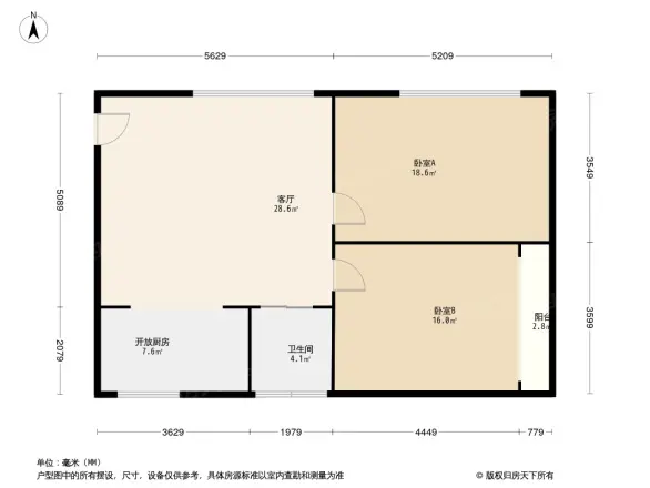 希望大厦小区户型图