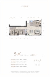 交子金融广场3室1厨3卫建面235.00㎡