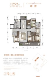 万科瑧山悦6室2厅1厨3卫建面252.00㎡