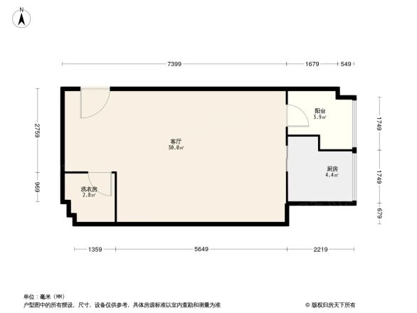 北欧知识城公寓户型图
