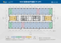 MIXC铂寓B座楼层平面图