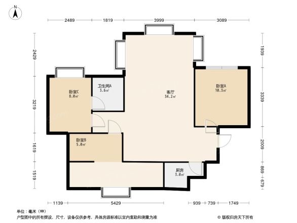 长冶路二段小区户型图