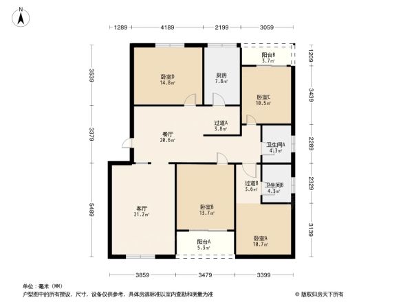 鑫海度假湾户型图