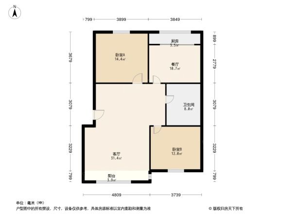 体校家属楼户型图