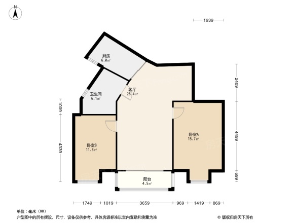 德基紫金南苑户型图