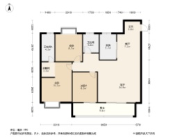 绿梦洪州书院3室2厅1厨2卫建面115.00㎡