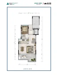 雅居乐山钦湾3室2厅3厨1卫建面146.00㎡