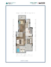 雅居乐山钦湾3室2厅3厨1卫建面146.00㎡